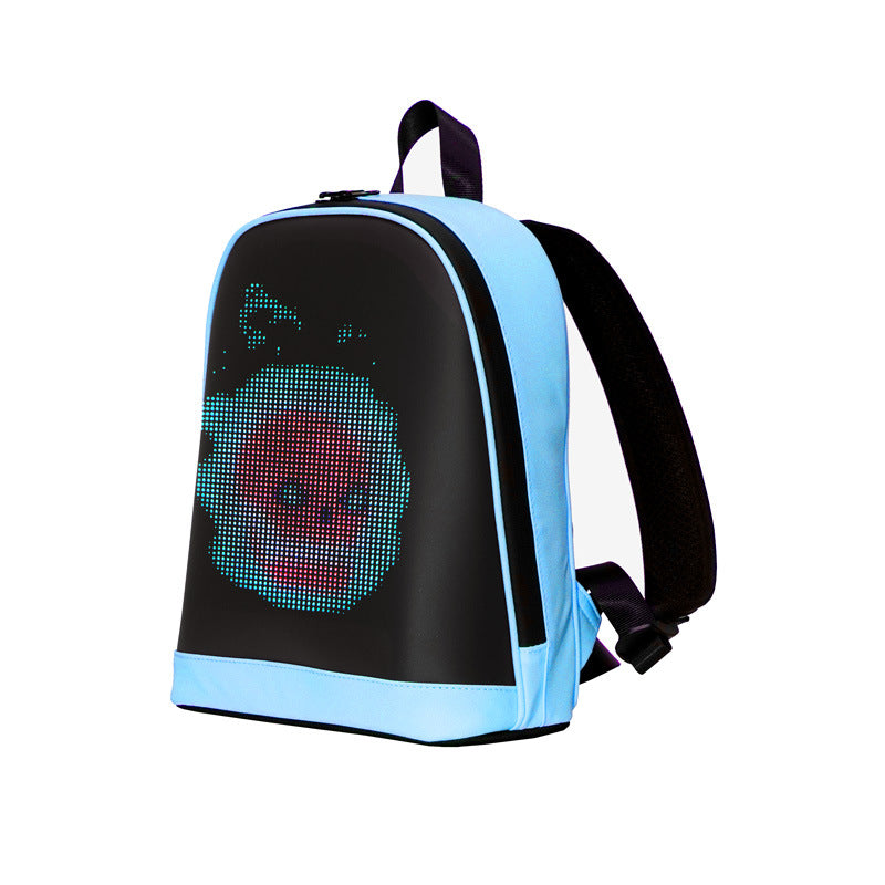 Waterproof Leisure Luminous LED Display Smart Backpack
