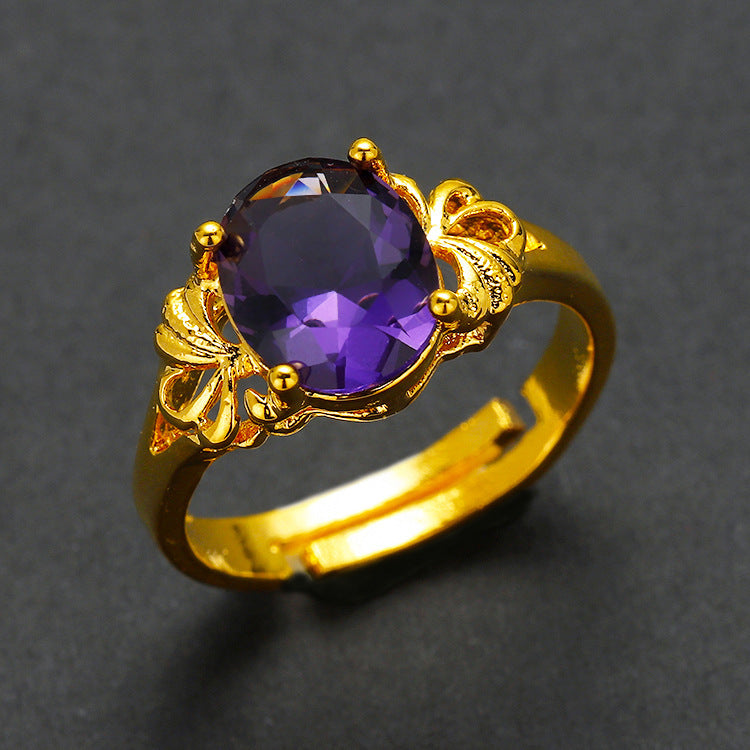 Niche High-end Affordable Luxury Ruby Ring