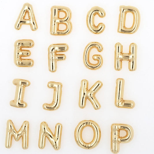 Glossy Letters Copper Pendant Necklace