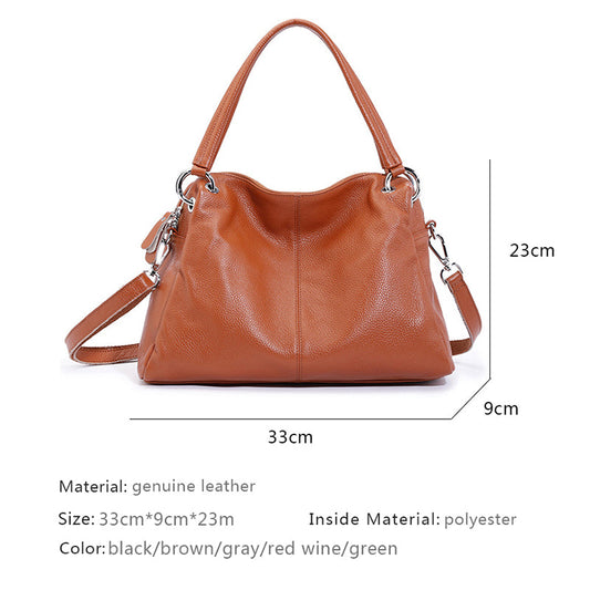 Fashion Genuine Leather Totes Lady Crossbody Bag Handbag