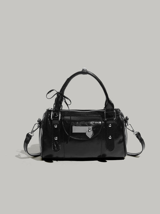 Sweet Cool Love Heart Bow Tie Handbag Female Niche