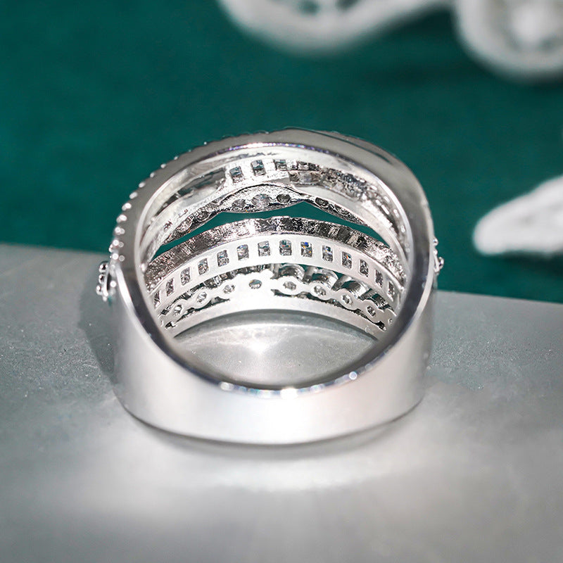 Geometric Design Ring For Women