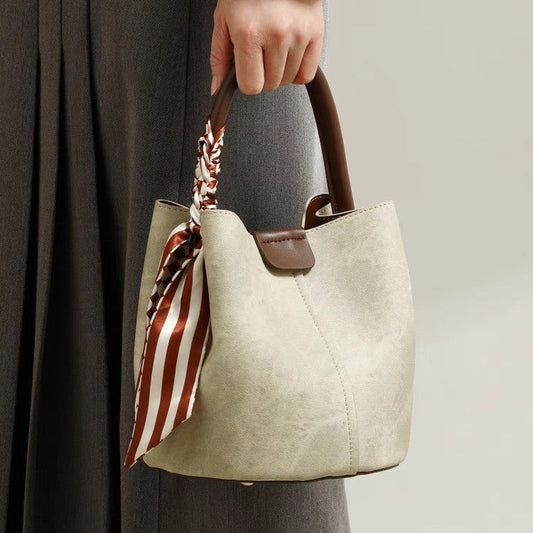 Simple Portable Bucket Bag For Women Summer New