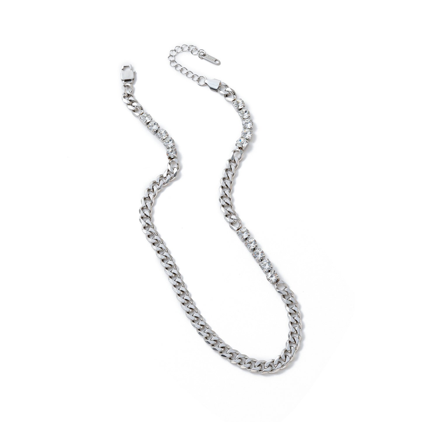 Electroplating Gold Hip-hop Titanium Steel Bracelet Necklace Color Protection