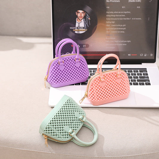 Korean Style Fashion Hollowed-out Jelly Shell Bag