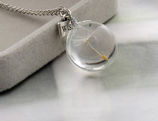 Fashion Jewelry Dandelion Pendant