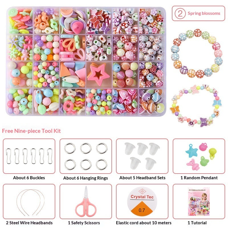 Children's Handmade Beading Puzzle Toy Set