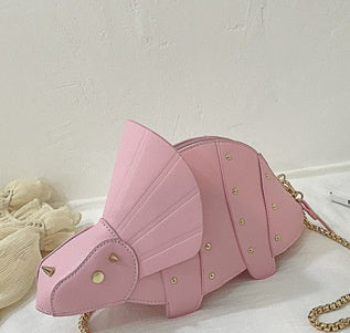 Crossbody-Bag Handbags Clutch-Bag Women Purses Triceratops Chic Mini Girl's Fashion