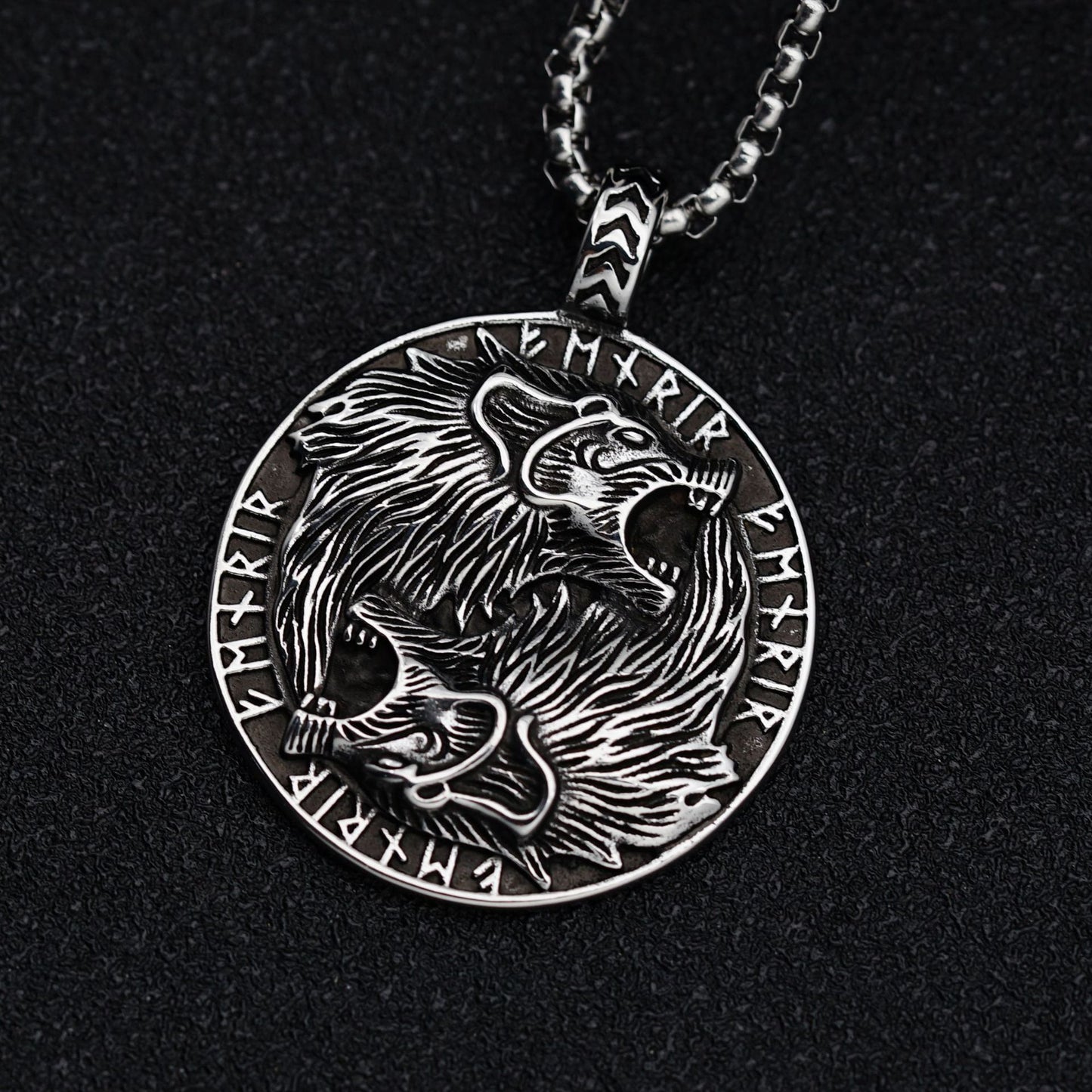 Pirate Viking Guardian Totem Men's Pendant