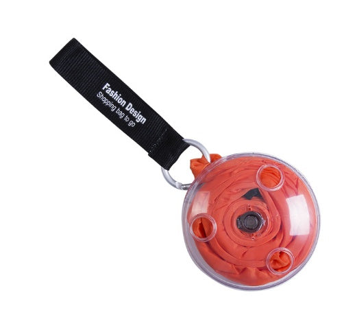 Disc folding portable shopping bag