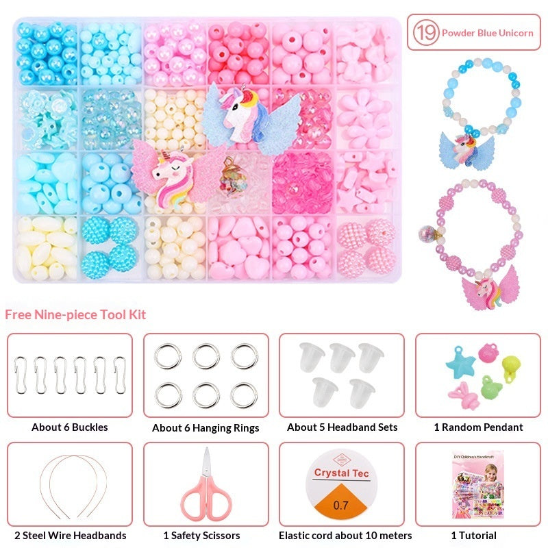 Children's Handmade Beading Puzzle Toy Set