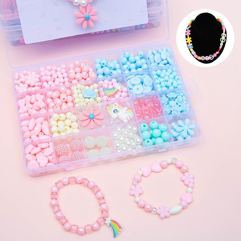 Children's Handmade Beading Puzzle Toy Set