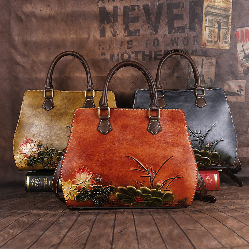 Original first layer cowhide handbags