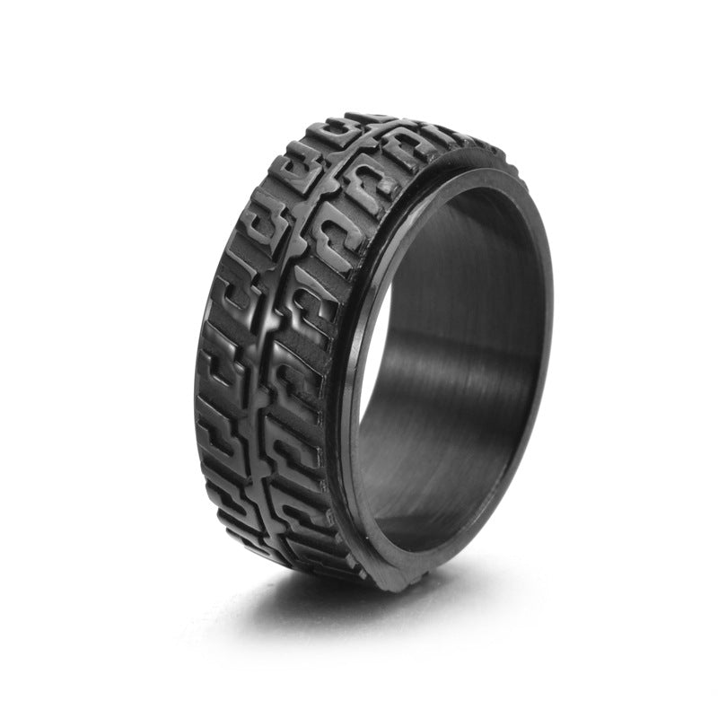 Rotatable Car Tire Titanium Steel Ring