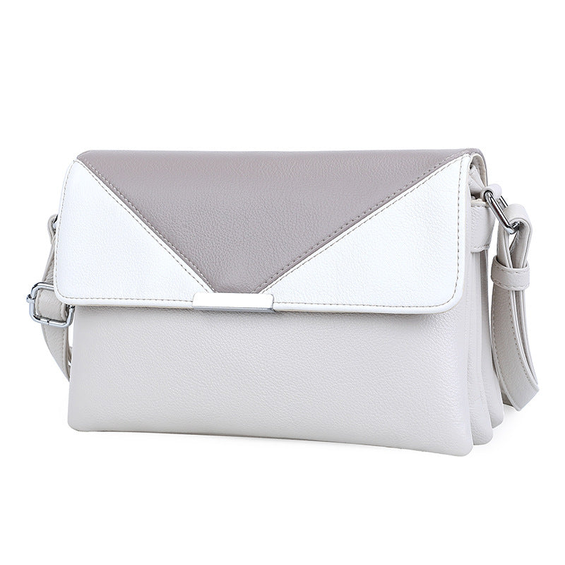 Contrast Color Small Square Box Fashion Shoulder Bag
