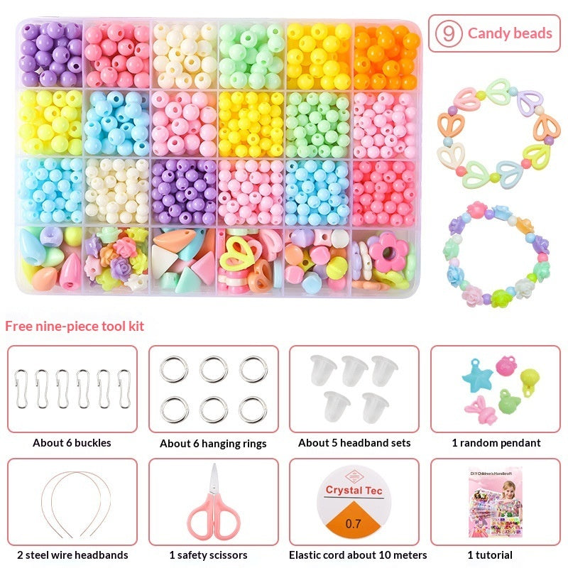 Children's Handmade Beading Puzzle Toy Set