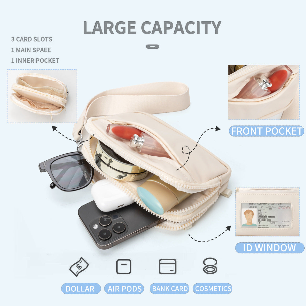 Outdoor Women's Single Shoulder Crossbody Bag