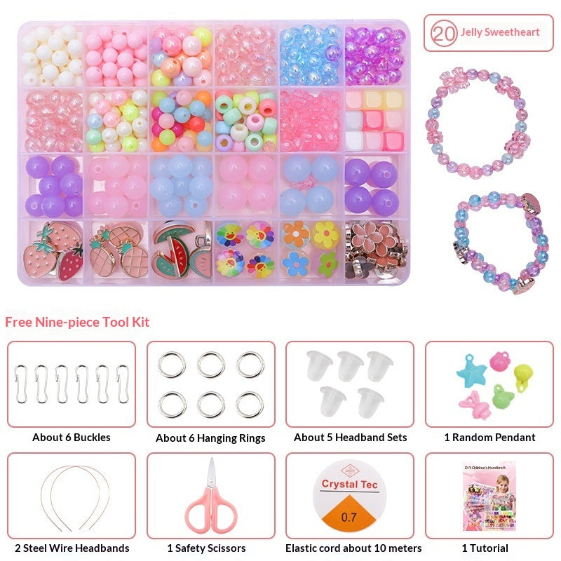 Children's Handmade Beading Puzzle Toy Set
