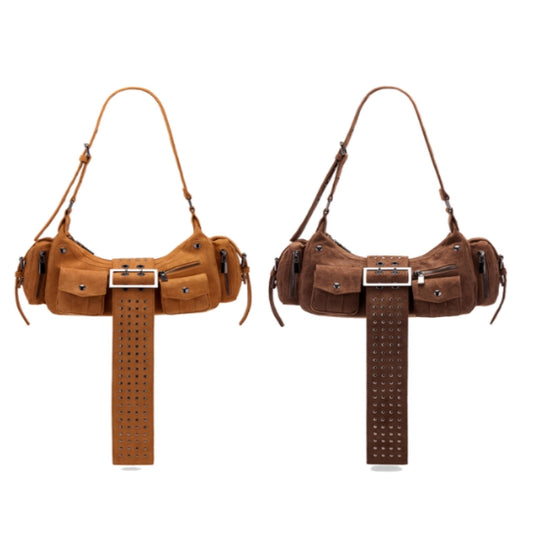 Simple Retro Versatile Suede Women's Handbag Shoulder Bag