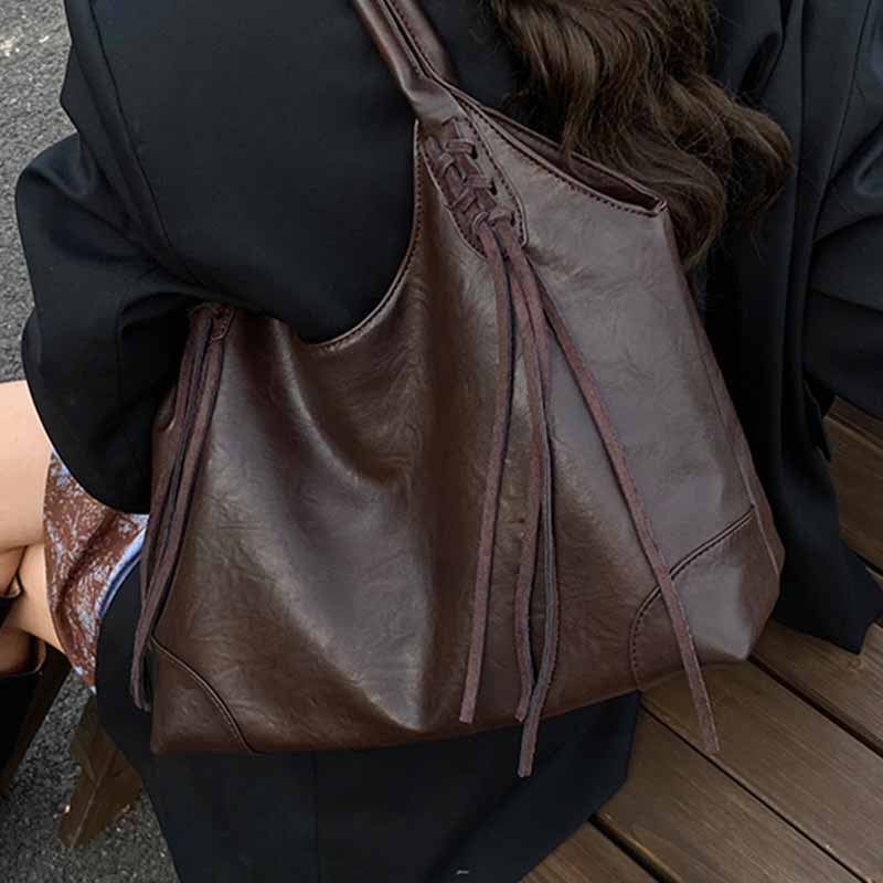 Idle Style Tote Bag Women's Large Capacity Niche Shoulder