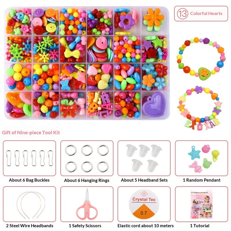 Children's Handmade Beading Puzzle Toy Set