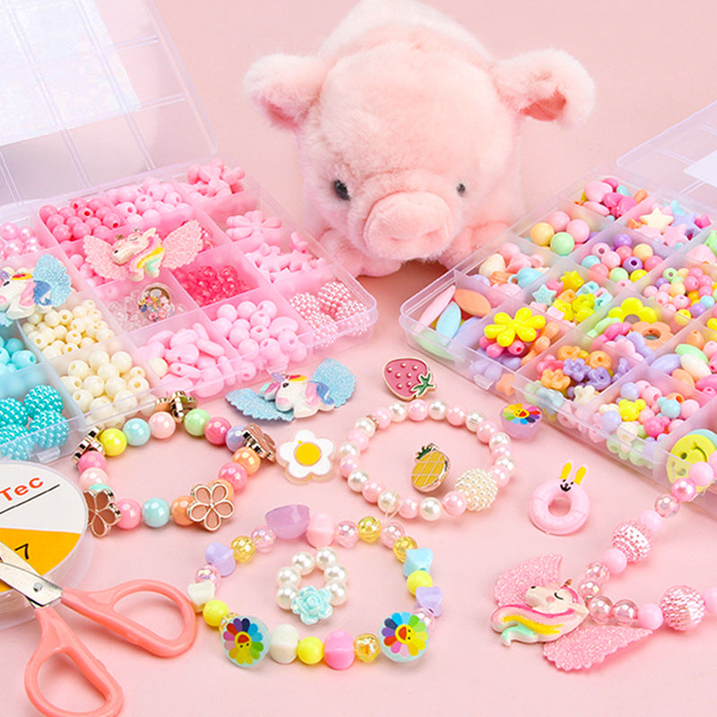 Children's Handmade Beading Puzzle Toy Set
