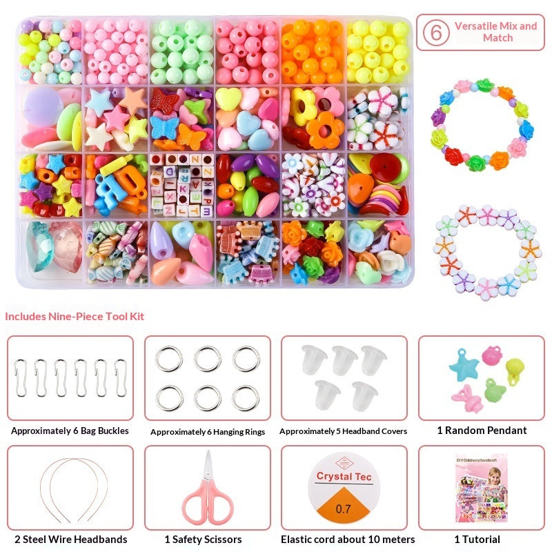 Children's Handmade Beading Puzzle Toy Set