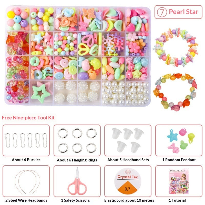 Children's Handmade Beading Puzzle Toy Set