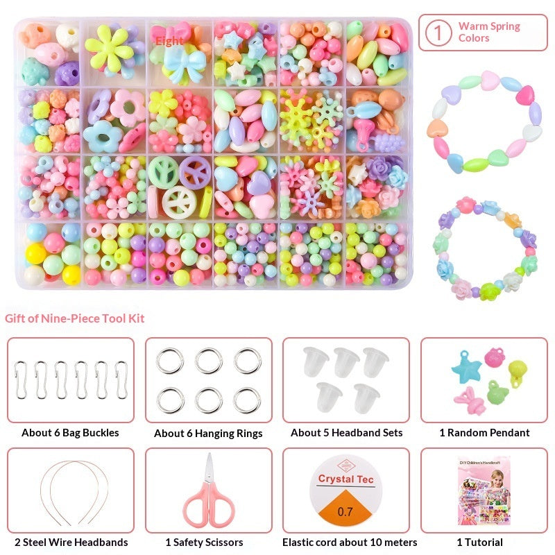Children's Handmade Beading Puzzle Toy Set