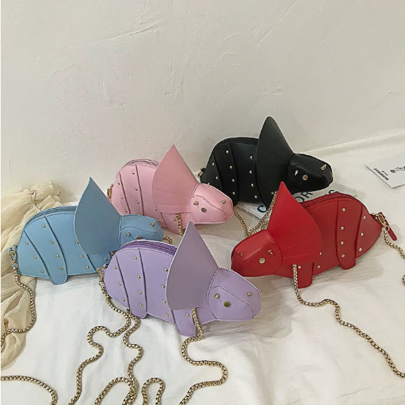 Crossbody-Bag Handbags Clutch-Bag Women Purses Triceratops Chic Mini Girl's Fashion