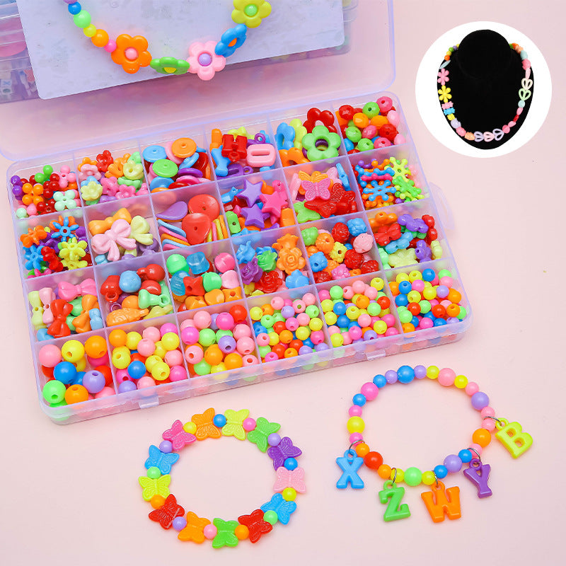 Children's Handmade Beading Puzzle Toy Set