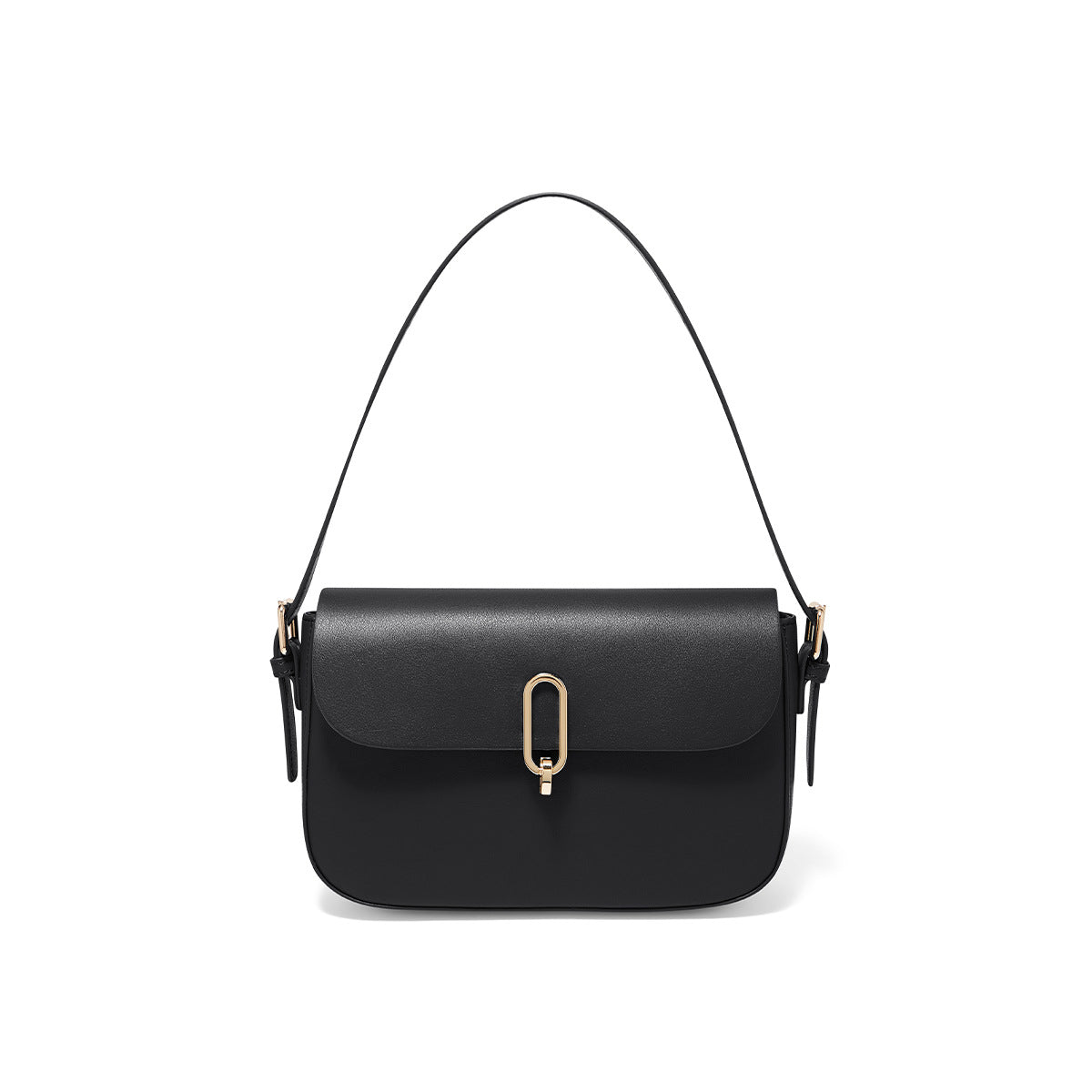 Two-layer Cowhide Genuine Leather Square Shoulder Messenger Bag